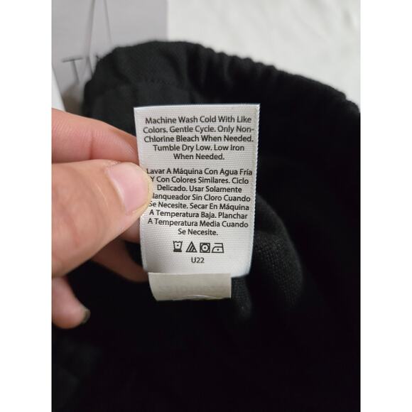 Time and tru large women's black cropped sweatpants new with tags - Picture 8 of 11